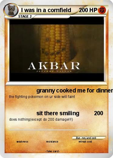 Pokemon I was in a cornfield