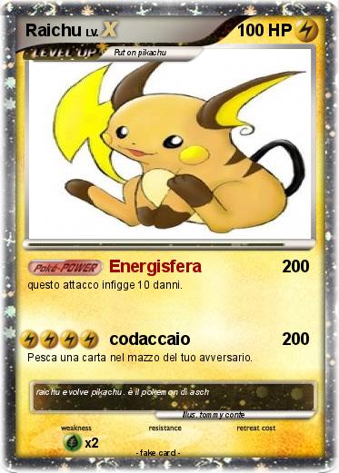 Pokemon Raichu