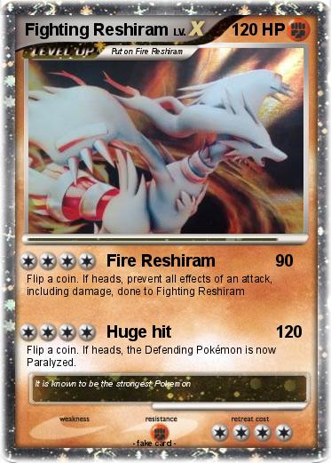 Pokemon Fighting Reshiram