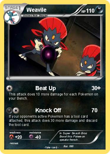 Pokemon Weavile
