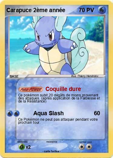 Pokemon Carapuce 2ème année