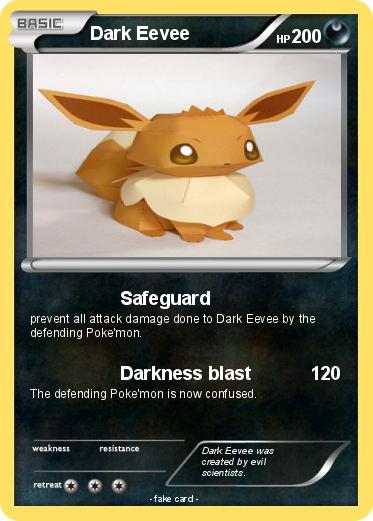 Pokemon Dark Eevee