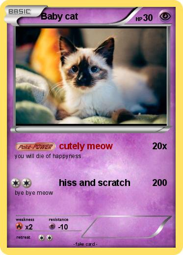 Pokemon Baby cat