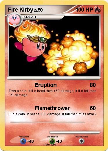 Pokemon Fire Kirby