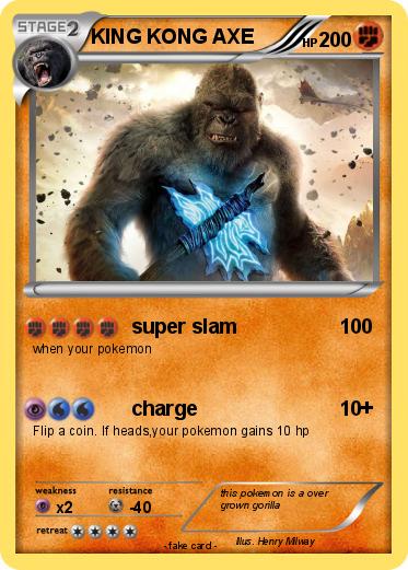 Pokemon KING KONG AXE