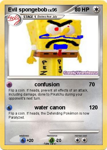 Pokemon Evil spongebob