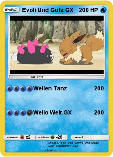 Pokemon Evoli Und Gufa GX