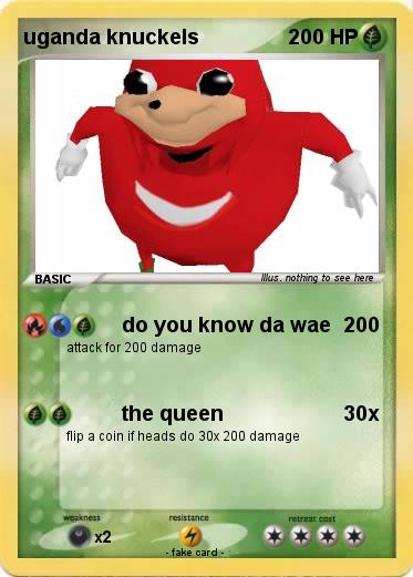 Pokemon uganda knuckels