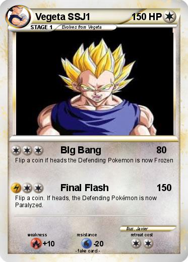 Pokemon Vegeta SSJ1