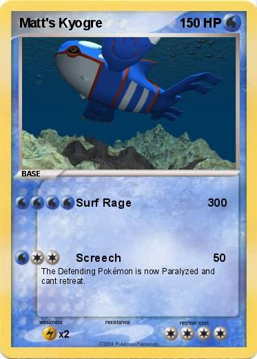 Pokemon Matt's Kyogre