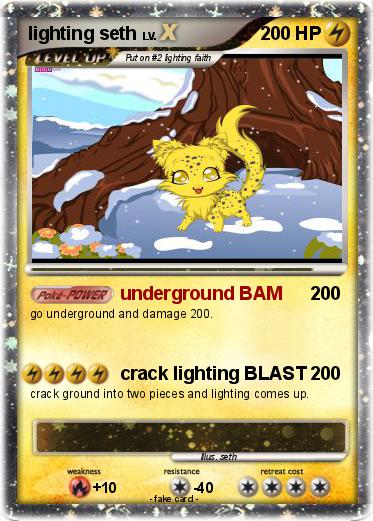 Pokemon lighting seth