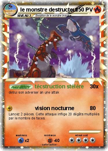 Pokemon le monstre destructeur
