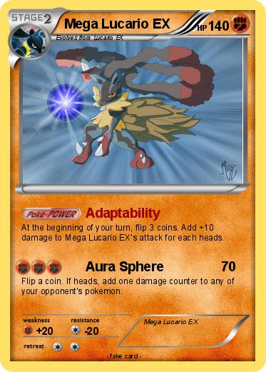 Pokemon Mega Lucario EX