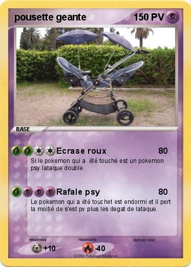 Pokemon pousette geante