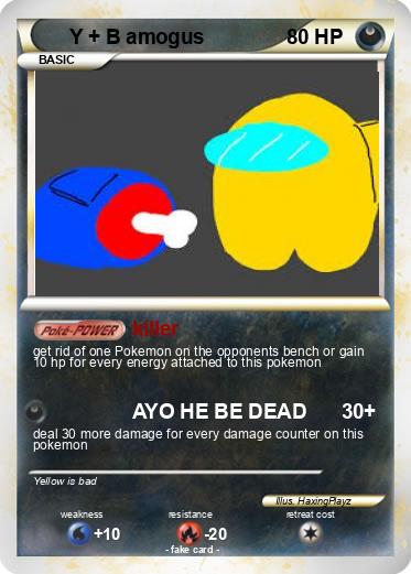 Pokemon Y + B amogus