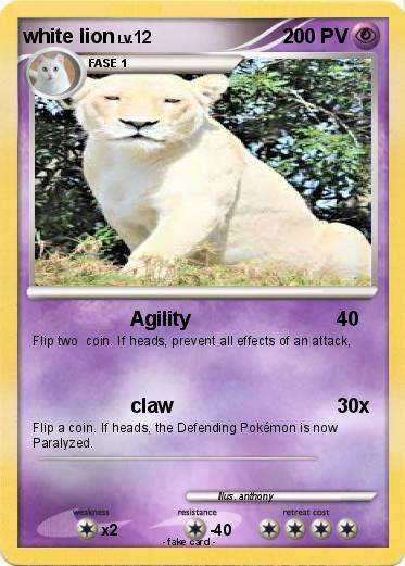 Pokemon white lion