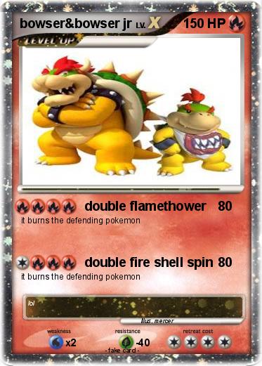 Pokemon bowser&bowser jr