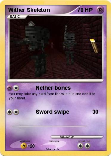 Pokemon Wither Skeleton