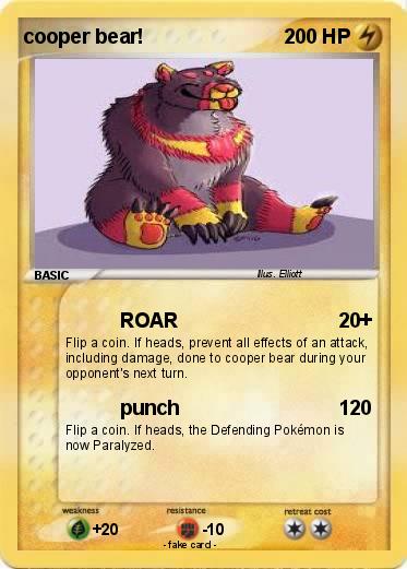 Pokemon cooper bear!