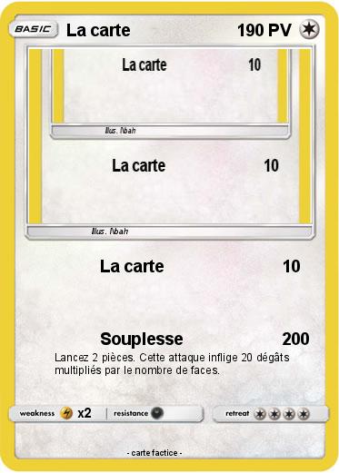 Pokemon La carte