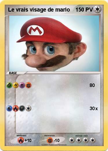Pokemon Le vrais visage de mario