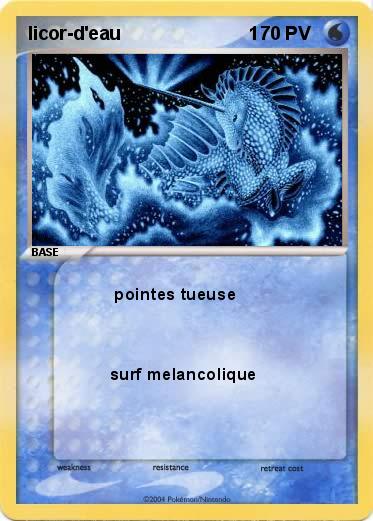Pokemon licor-d'eau                         1