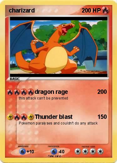 Pokemon charizard