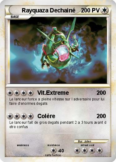 Pokemon Rayquaza Dechainé