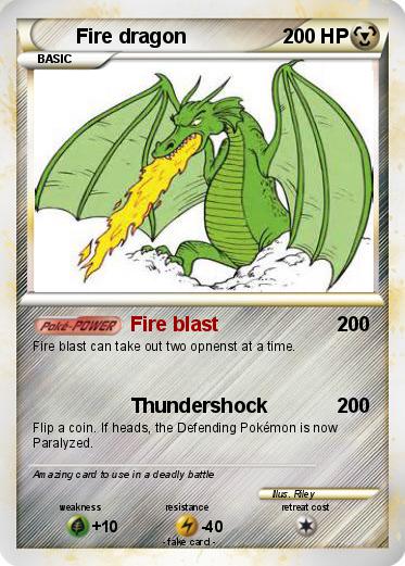 Pokemon Fire dragon