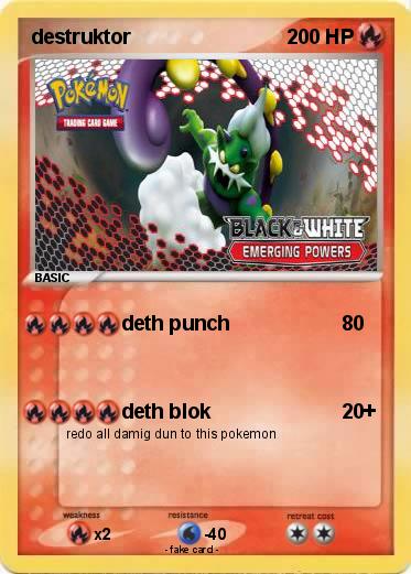 Pokemon destruktor