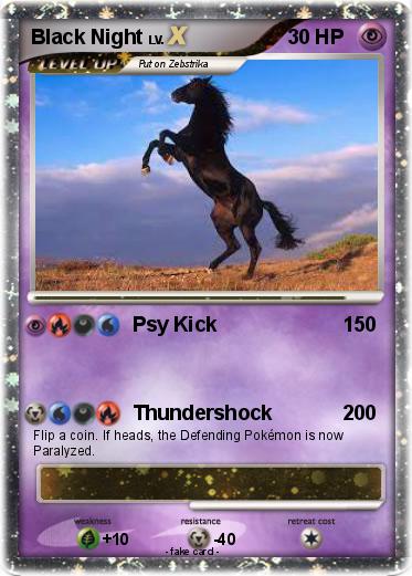 Pokemon Black Night