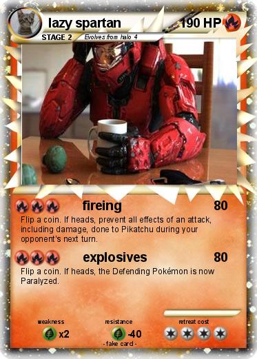 Pokemon lazy spartan
