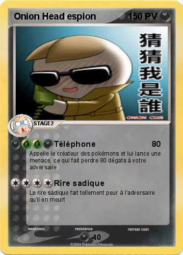 Pokemon Onion Head espion