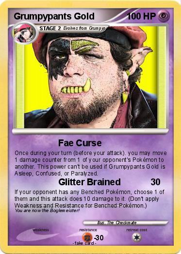 Pokemon Grumpypants Gold