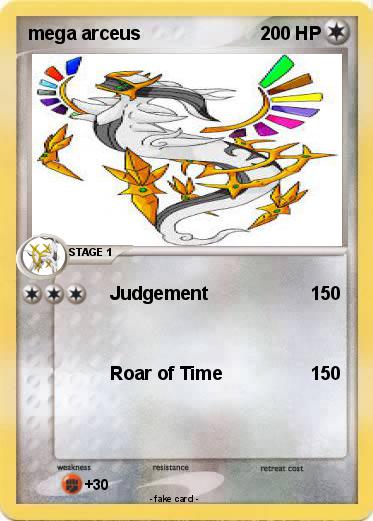 Pokemon mega arceus