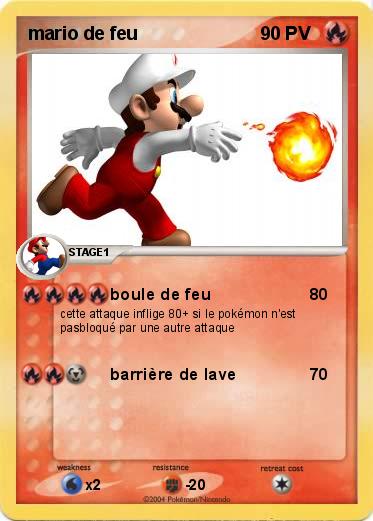 Pokemon mario de feu