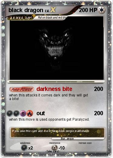 Pokemon black dragon