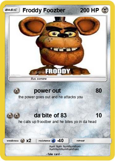 Pokemon Froddy Foozber