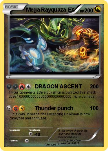 Pokemon Mega Rayquaza EX