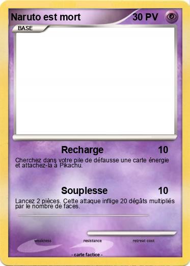 Pokemon Naruto est mort