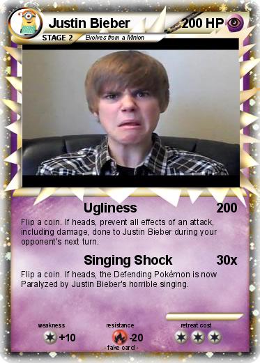 Pokemon Justin Bieber