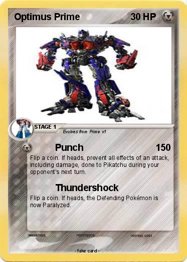 Pokemon Optimus Prime