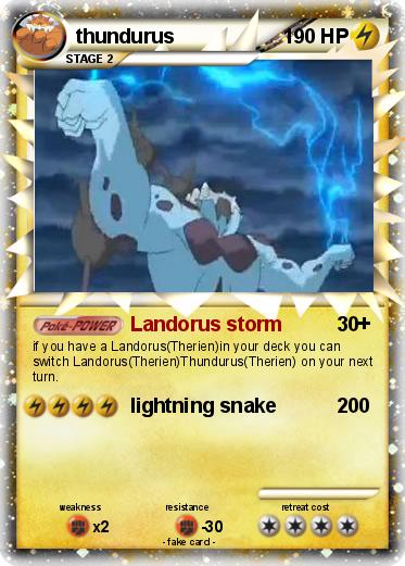 Pokemon thundurus
