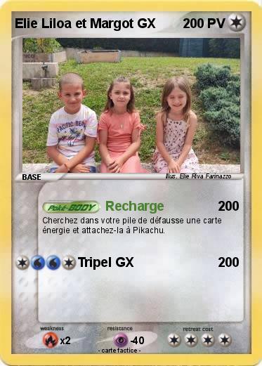 Pokemon Elie Liloa et Margot GX