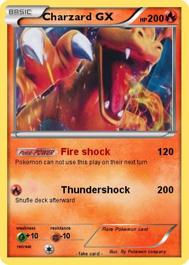 Pokemon Charzard GX