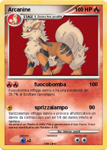 Pokemon Arcanine