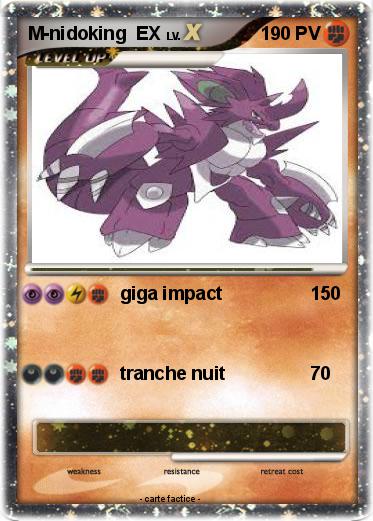 Pokemon M-nidoking  EX