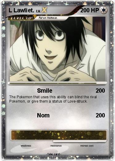 Pokemon L Lawliet.