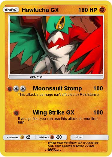 Pokemon Hawlucha GX