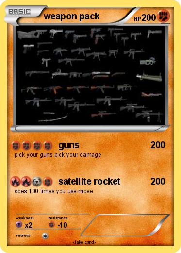 Pokemon weapon pack